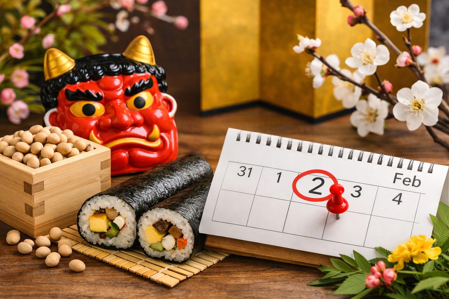 節分の日2月2日