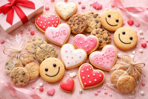 バレンタインデーのクッキー