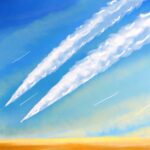 飛行機雲,2本
