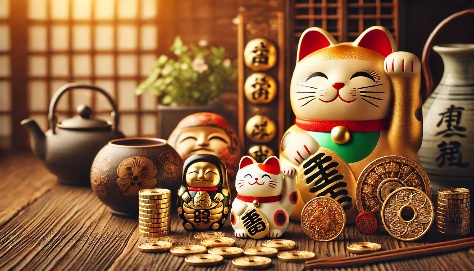 縁起物の招き猫