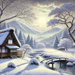 二十四節気の大雪の景色