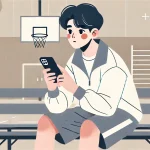 部活を休む言い訳を考えている男子