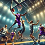 バスケットボールの試合