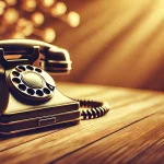 懐かしい黒電話