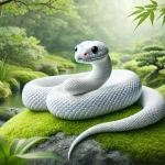 縁起の良い白蛇