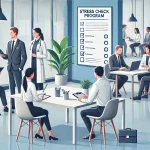 ストレスチェックをしている人たち