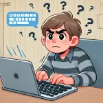 キーボードのローマ字入力が出来なくて悩んでいる人