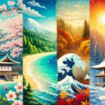 日本の四季 春夏秋冬