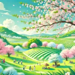 春分の日の風景