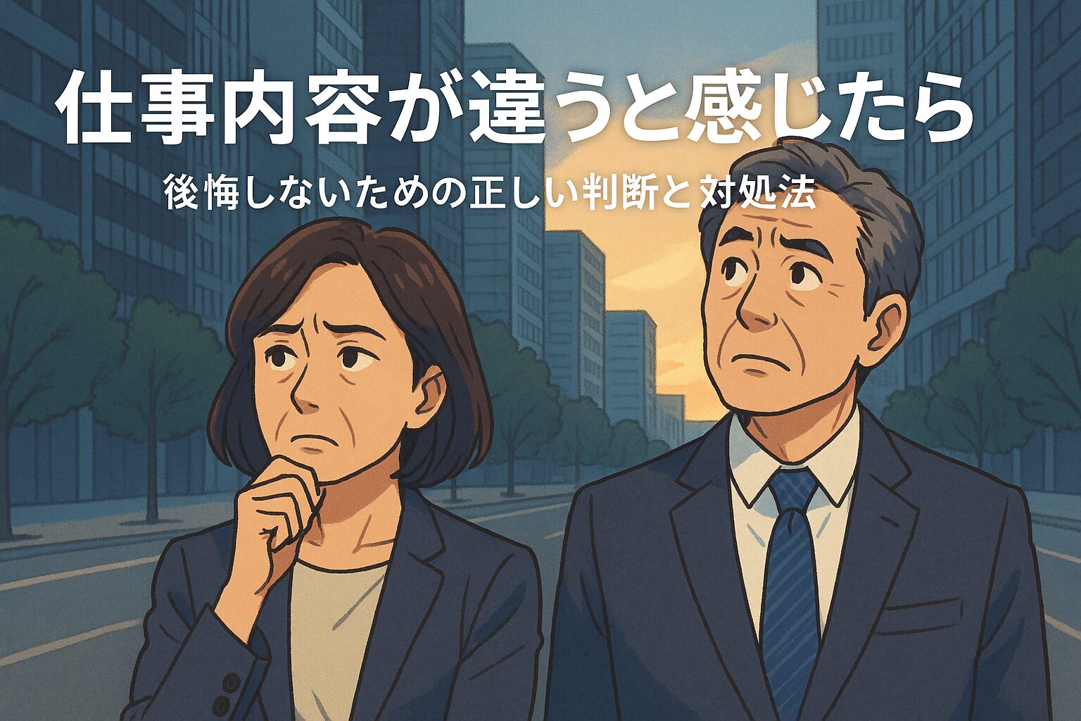 仕事内容が違う