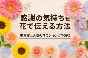 感謝の花言葉