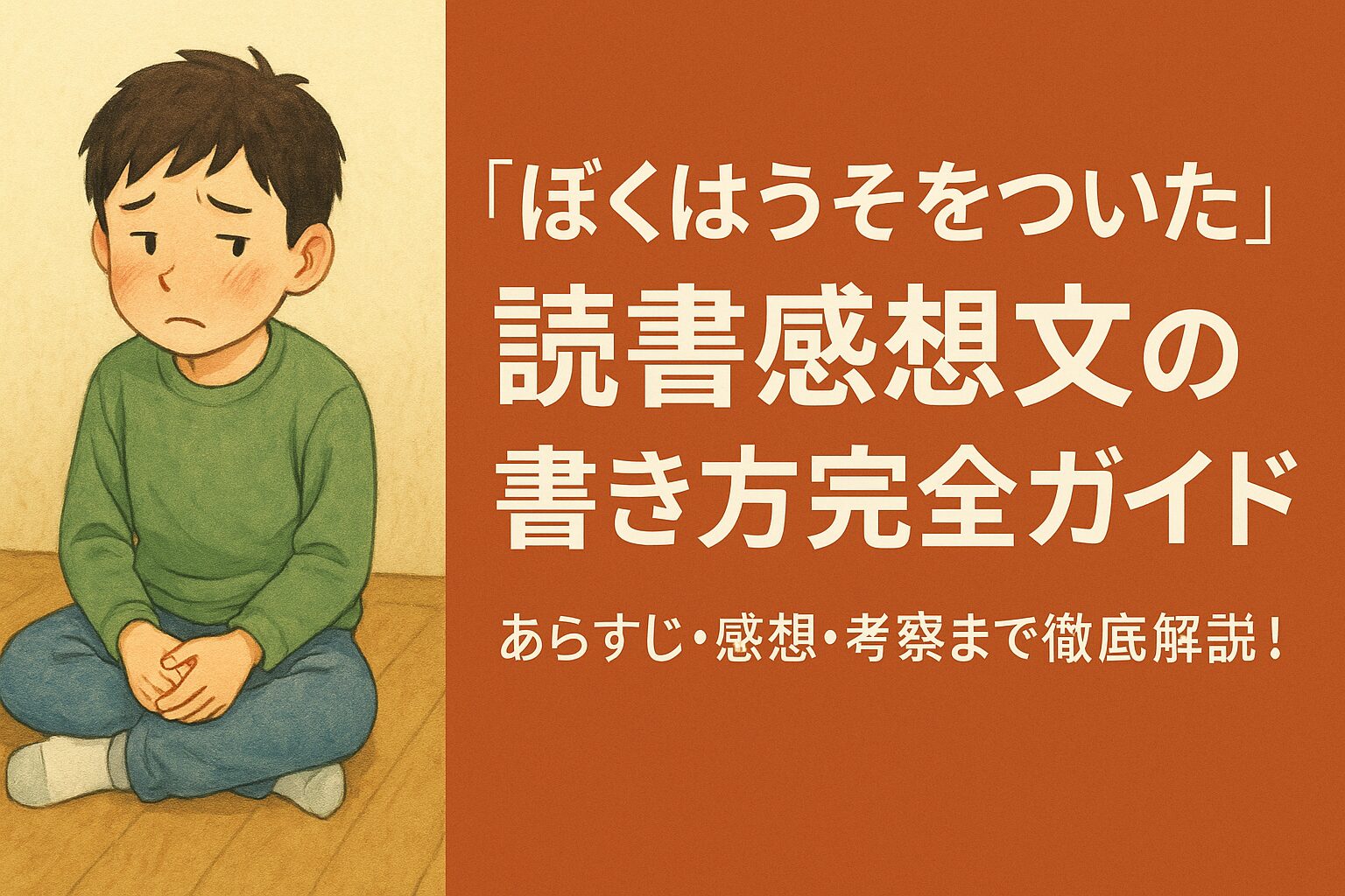 ぼくはうそをついた 読書感想文