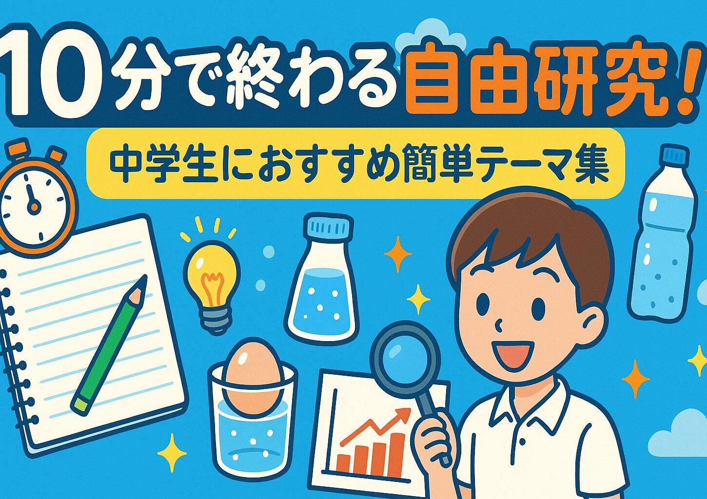 10分で終わる自由研究