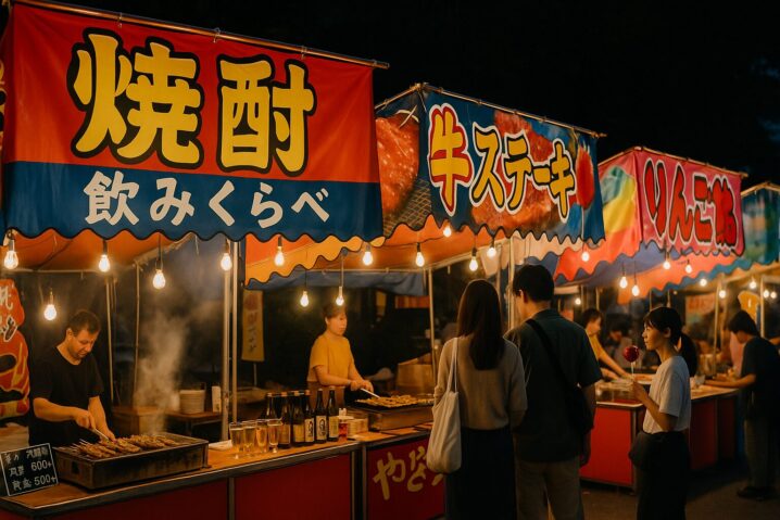 みやこんじょ花火大会　屋台