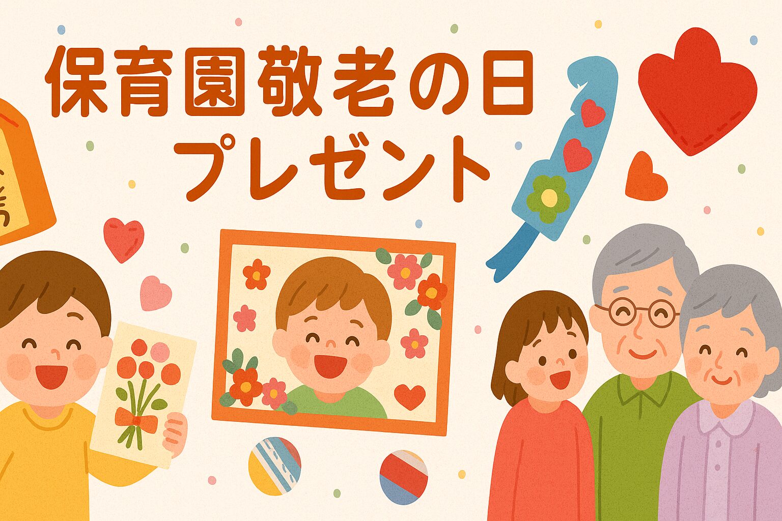 保育園敬老の日プレゼント