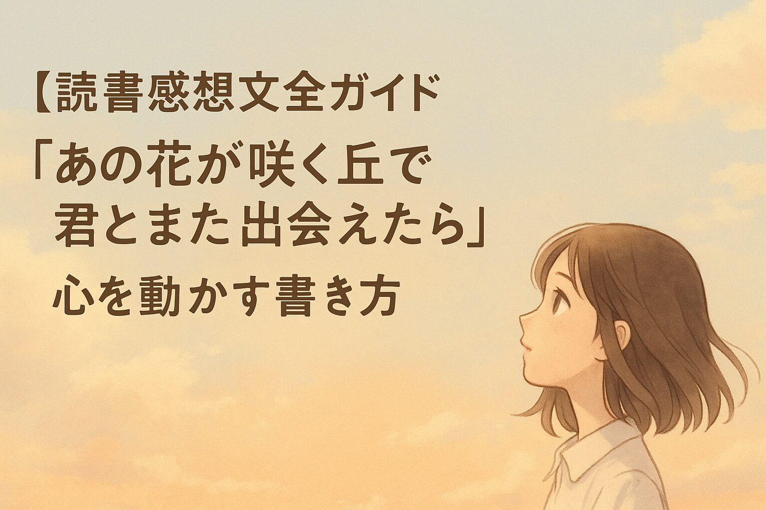 あの花が咲く丘で君とまた出会えたら