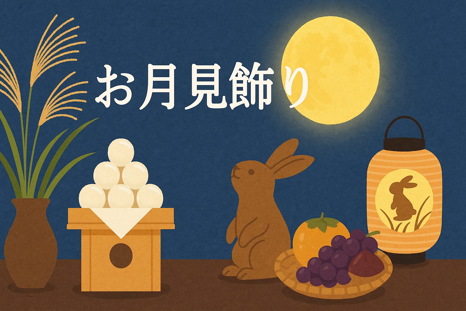 お月見飾り