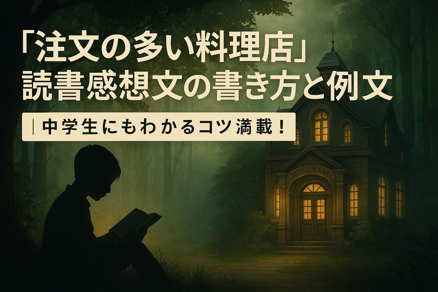 注文の多い料理店　読書感想文
