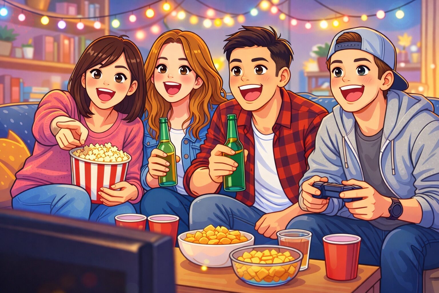 友達と盛り上がる動画サブスク