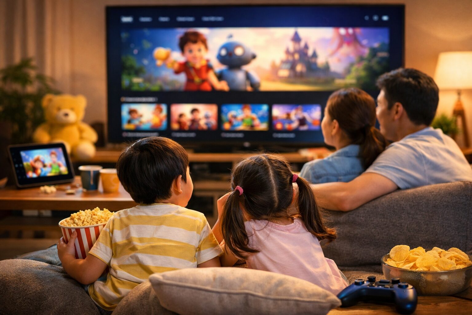 子供と一緒に観れるVOD