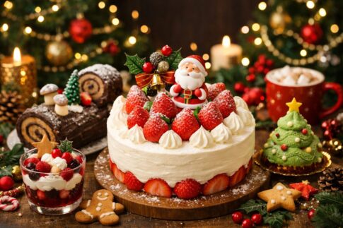 クリスマスケーキの画像