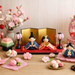ひな祭りの飾り