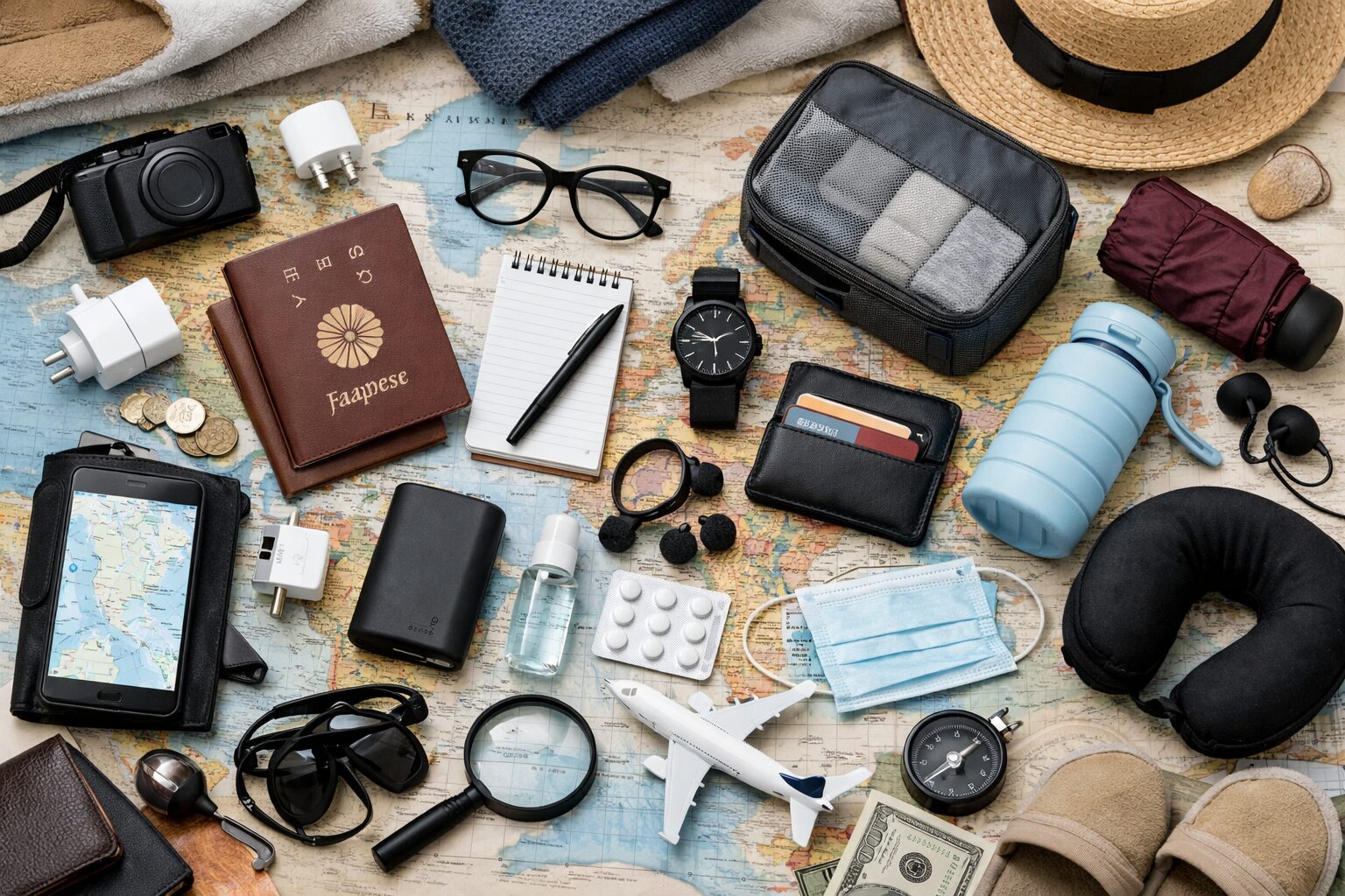 一人旅の持ち物