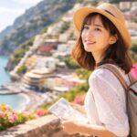 女子一人旅