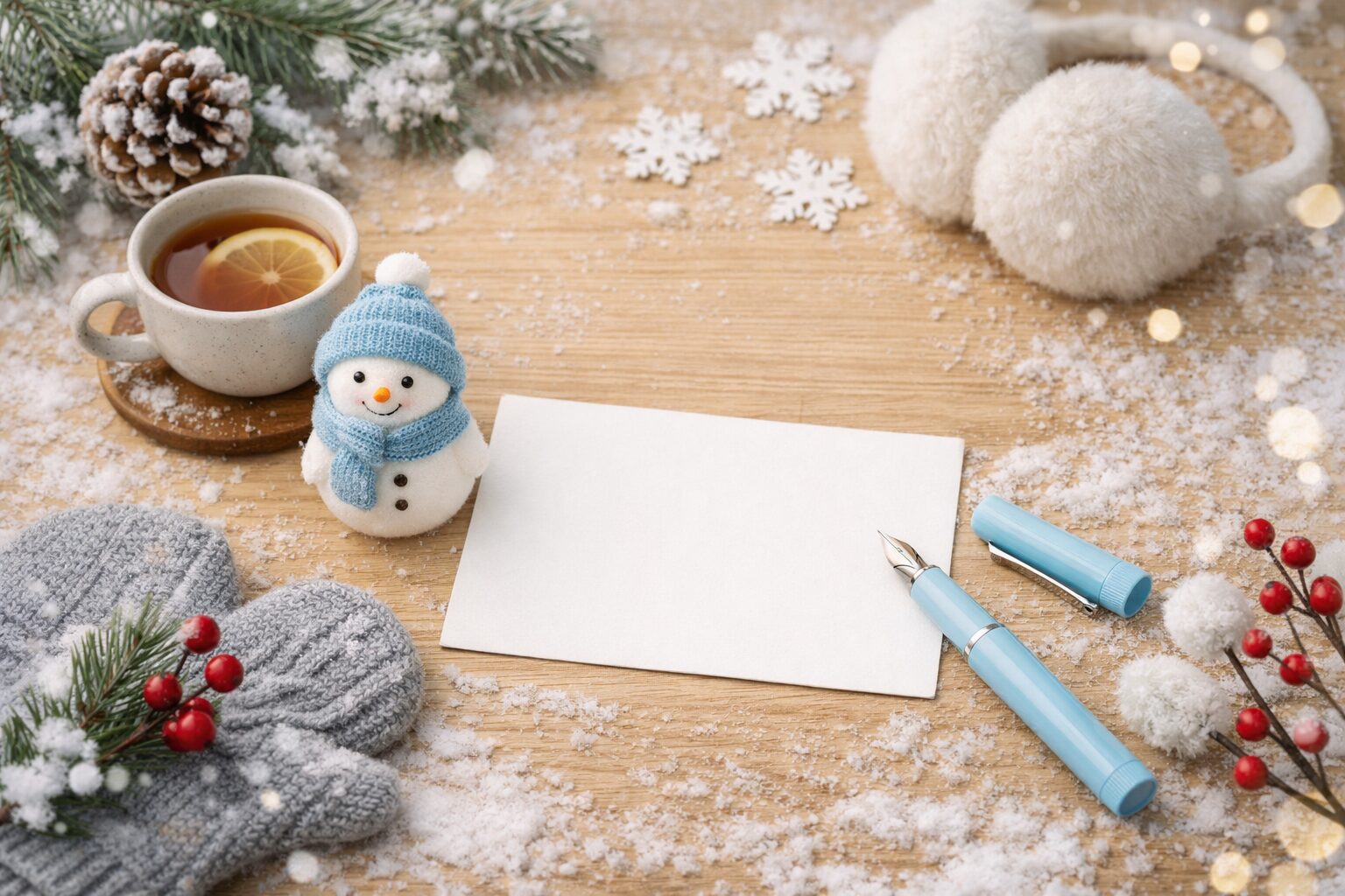 友達への堅苦しくない寒中見舞い