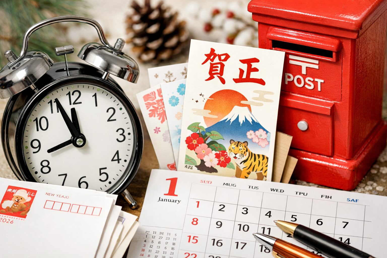 年賀状いつまで