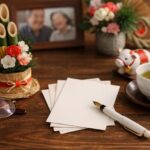 年賀状じまい８０台文例