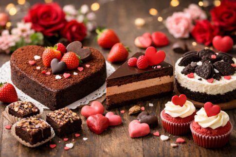 バレンタインケーキ