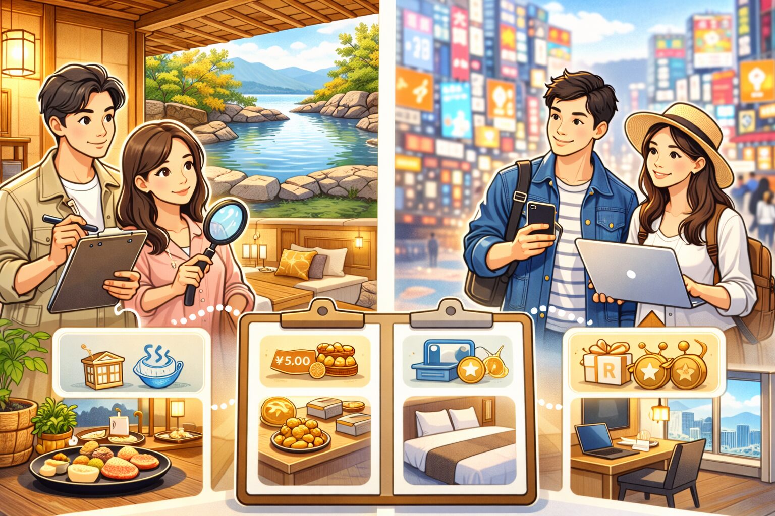 JTBと楽天トラベルの違い比較