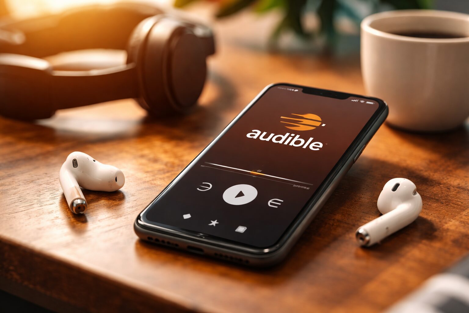 audibleバックグラウンド再生できない