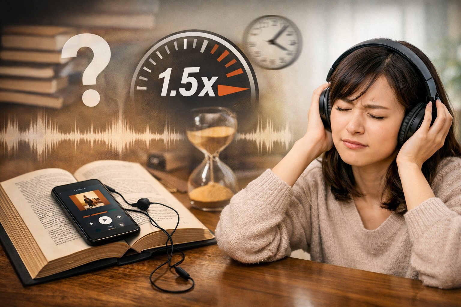 audibleが頭に入らない原因