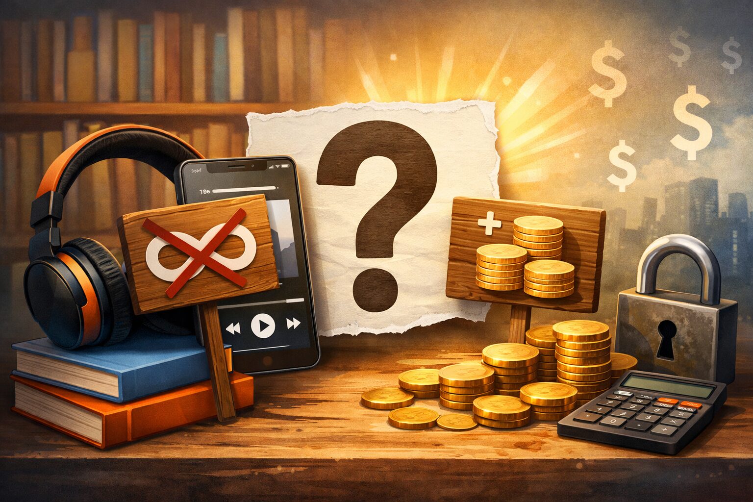 audibleは聴き放題ではない